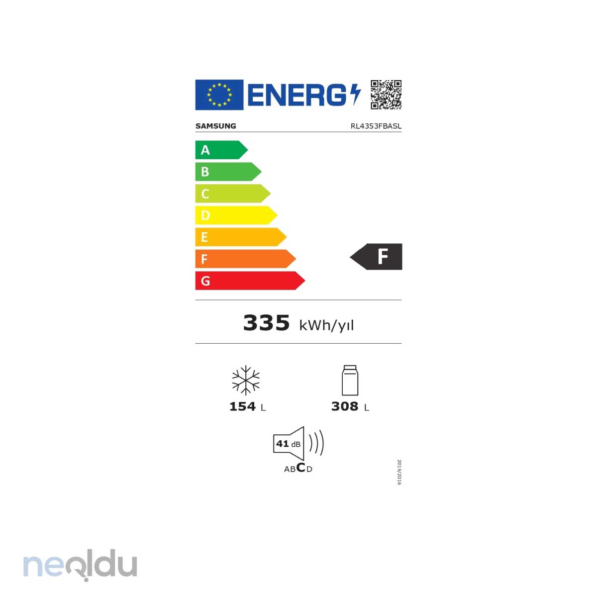 Samsung RL4353FBASL Elektrik Tasarrufu