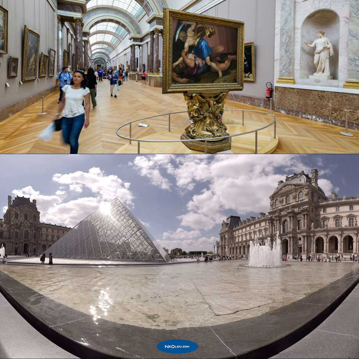 Louvre Müzesi (Le Musée du Louvre), Paris-Fransa. Sanal Tur Yapabileceğiniz Müzeler ve Milli Parklar