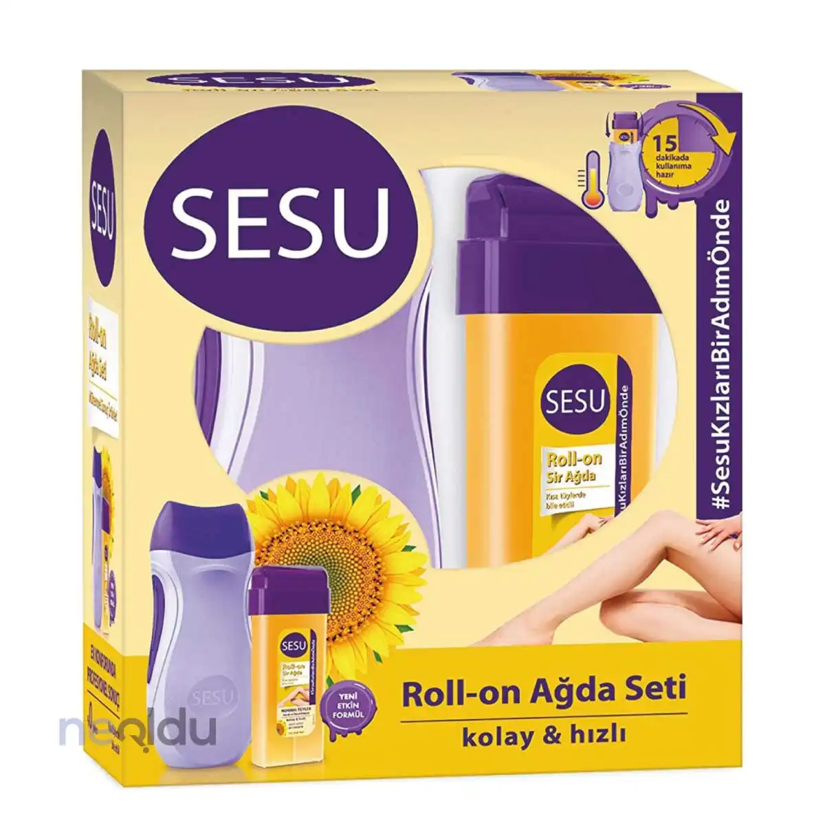 Sesu Roll-On Ağda Makine Seti