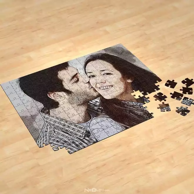 Sevgiliye özel puzzle hediye