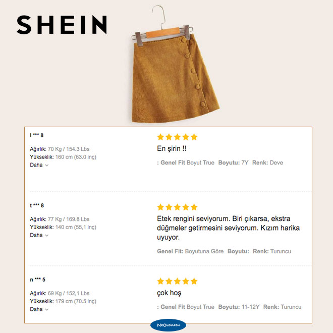 Shein Kullanıcı Yorumları