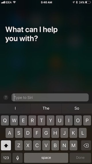 iphone ios11 siri