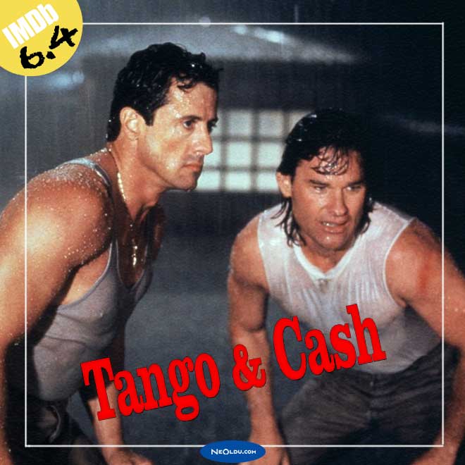 Tango & Cash filminde Sylvester Stallone Kurt Russell ikilisi