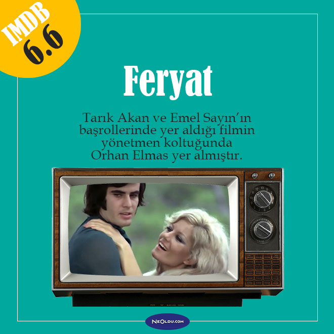 Tarık Akan ve Emel Sayın romantik film Feryat