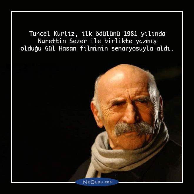 Tuncel Kurtiz hakkında ilginç bilgiler
