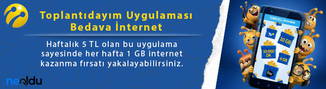 Turkcell Bedava İnternet