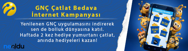 Turkcell Bedava İnternet