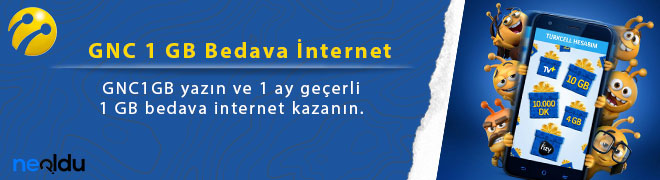 Turkcell Bedava İnternet