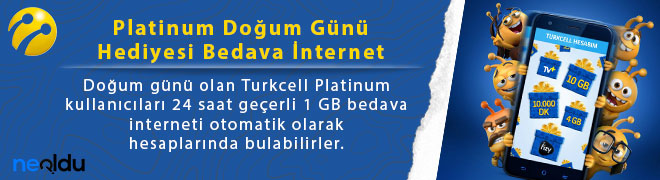 Turkcell Bedava İnternet