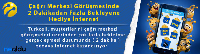 Turkcell Bedava İnternet