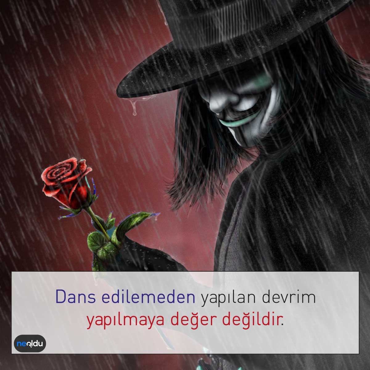 V For Vandetta Resimli Replikler