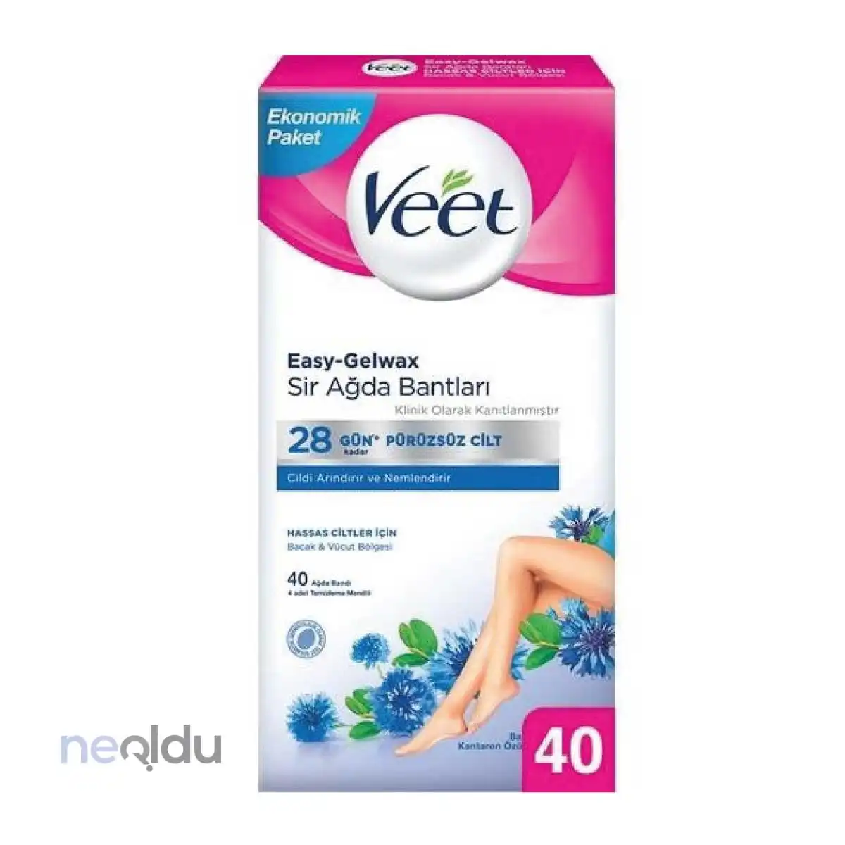 Veet Sir Ağda Bandı Bacak