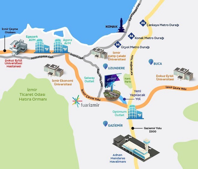 Yenitepe İzmir Projesi Nerede? (Konum ve adresi)