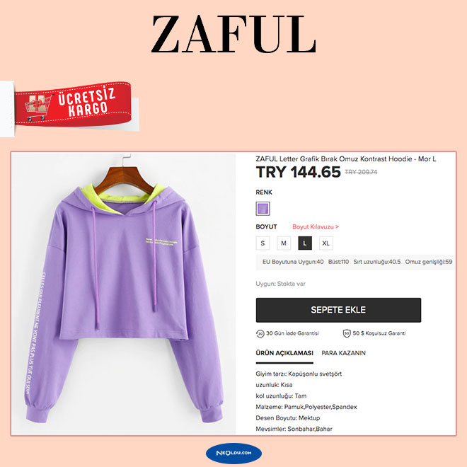 Zaful İndirim Kodu 