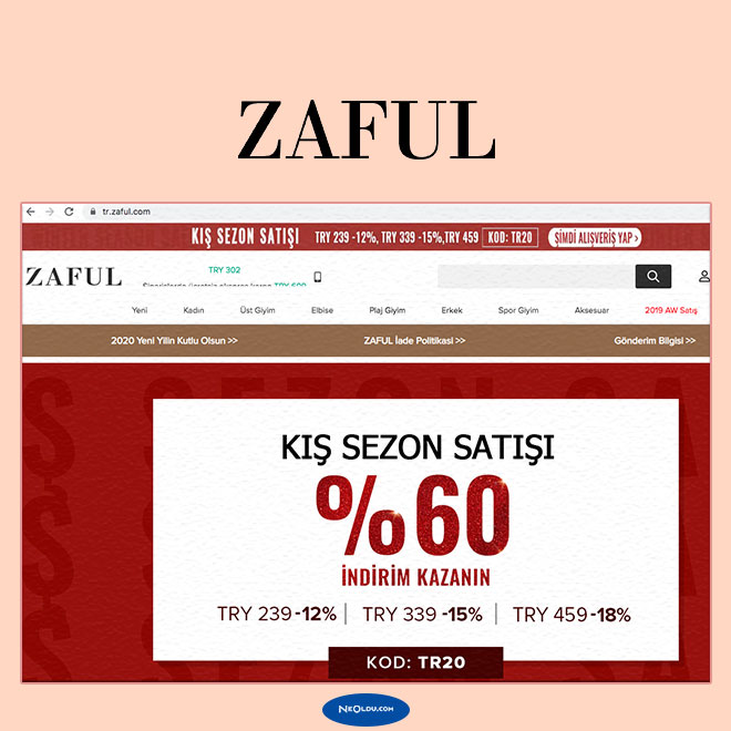 Zaful İndirim Kodu 